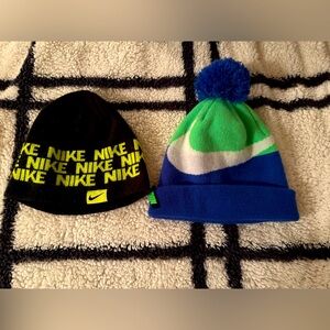 2 Nike beanies